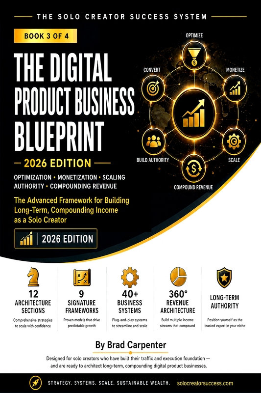 The Digital Product Business Blueprint — 2026 Edition